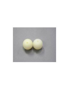 Pair of drilled balls (#20 bit x 3/4" deep)